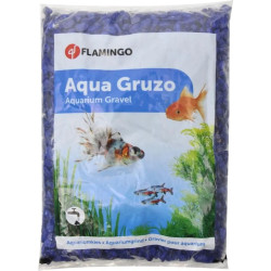 FLAMINGO Gravier Neon bleu fonce 1kg pour aquarium Sols, substrats