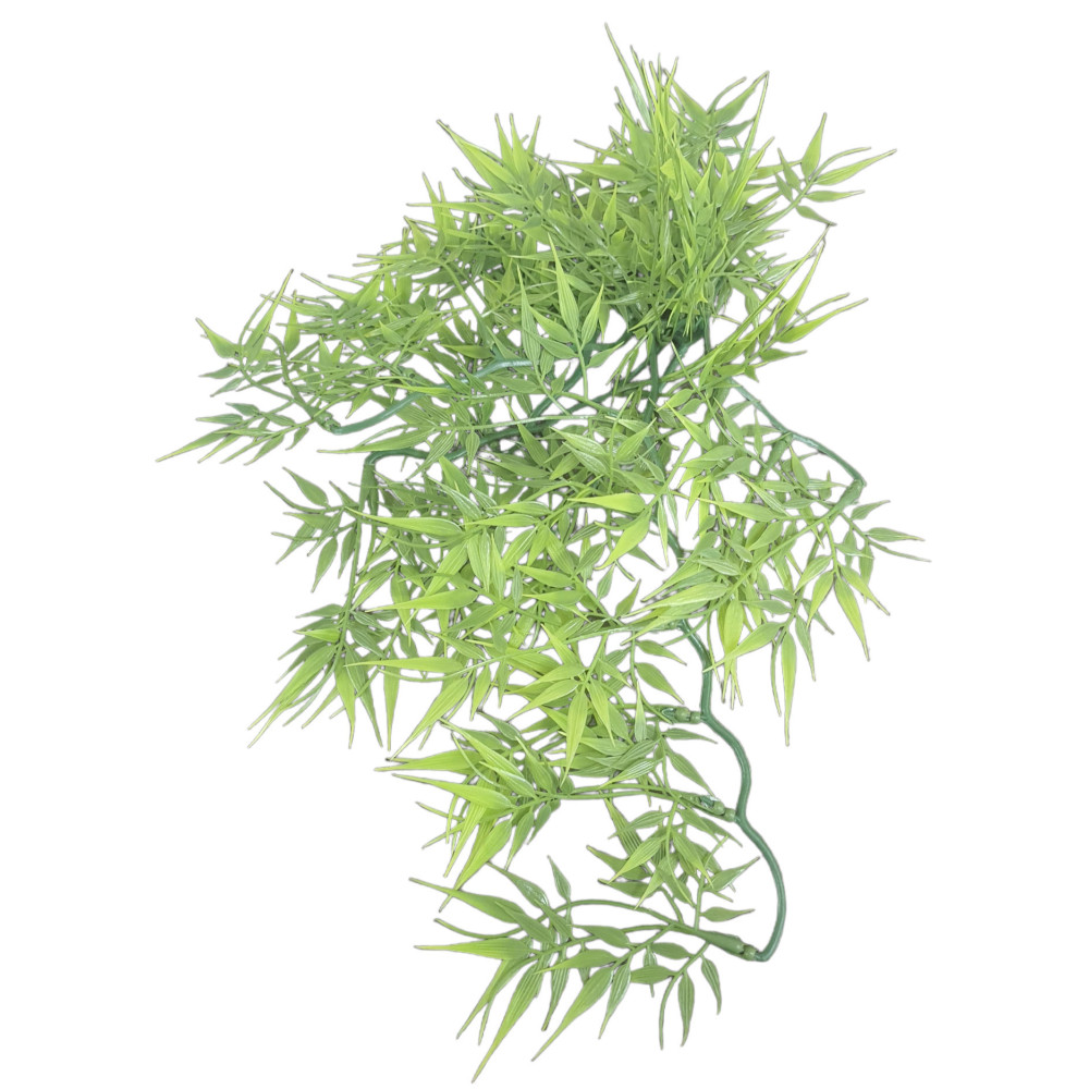 AP-ZO-387729 animallparadise Planta de plástico con hojas de bambú de unos 46 cm. Decoración y otros