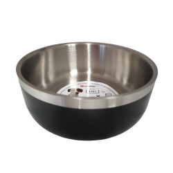 Dwuścienna miska na pokarm lub wodę ø17 cm 1150 ml, dla psów FL-521382 Flamingo