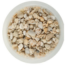 zolux Decorative yellow gravel approx. 8/12 mm aquasand natural 4.5 kg. Soils, substrates