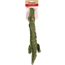Flamingo Green Ruben Crocodile Toy 60 cm for dog Squeaky toys for dogs