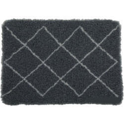 Tapetes isolantes para cães 75 x 95 cm cinzento com padrão berbere. ZO-477022GRI Tapetes para cães