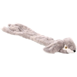Flamingo Alisa grey rabbit toy 55 cm for dog Squeaky toys for dogs