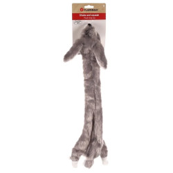 Flamingo Alisa grey rabbit toy 55 cm for dog Squeaky toys for dogs