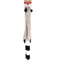 Flamingo Grey Raccoon toy 100 cm for dog Squeaky toys for dogs