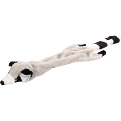 Grijs wasbeer speeltje 100 cm voor honden Flamingo FL-522340 Piepende speeltjes voor honden
