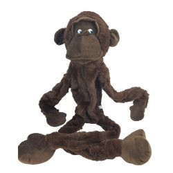 Madina Brown Monkey Toy 100cm para cães FL-522339 Brinquedos de ranger para cães
