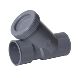 Nicoll Clapet anti-retour PVC FF diamètre 50mm - Lg : 133.5 mm Clapet