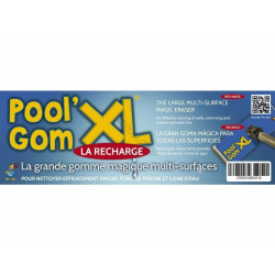 jardiboutique set di 6 ricariche per scopa - Pool Gom XL JB-TOU-400-0012-X6 Spazzola