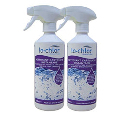 Jardiboutique set of 2 instant filter cartridge cleaners for swimming pool and spa - 500 ml Filter cleaner