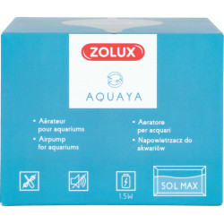 zolux Aeratore gorgogliatore 1,5w portata 18,6 L/h blu per acquario max 50 Litri ZO-320756 Pompe d'aria