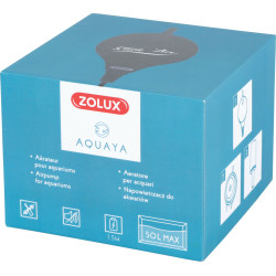 zolux Blower Air 1.5w Durchfluss 18.6 L/h grau für Aquarium max 50 Liter ZO-320757 Luftpumpen