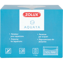 Beluchter bubbler 1.5w debiet 18.6 L/h grijs voor aquarium max 50 Liter zolux ZO-320757 Luchtpompen