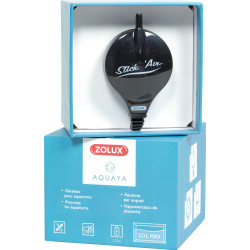 Zolux Aerator bubbler 1.5w flow 18.6 L/h black for aquarium max 50 Liters Air Pumps