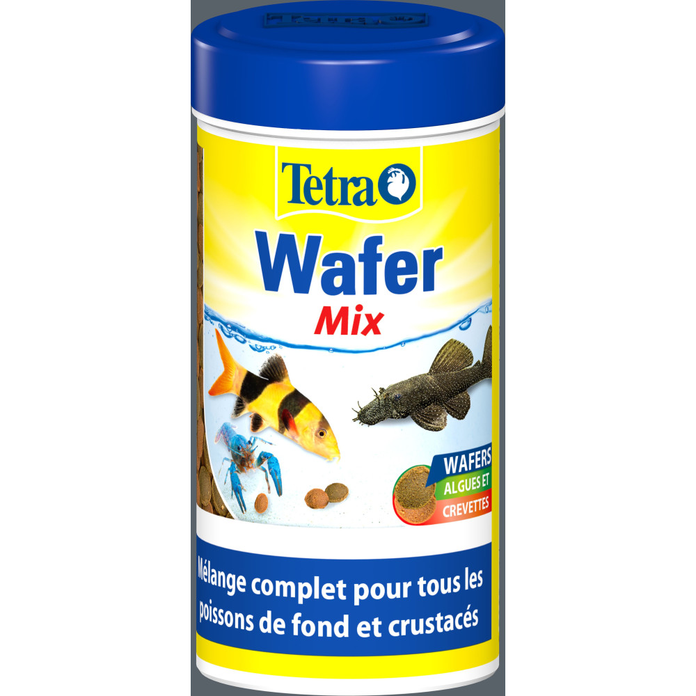 Wafer mix nourriture poisson de fond et crustacés 48 g -100 ml Tetra