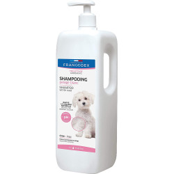 FR-172441 Francodex Champú de pelo blanco para perros, 1 litro Champú