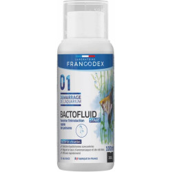 Bactofluid Start 100ml para peixes, regula os níveis de amoníaco e nitrito FR-173625 Testes, tratamento de água