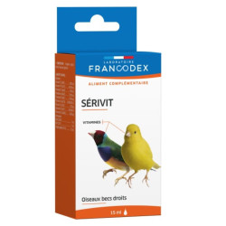 Francodex Vitamin Serivit 15 ml per uccelli FR-174049 Integratore alimentare