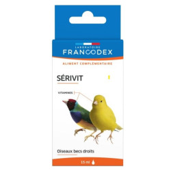 Francodex Vitamin Serivit 15 ml für Vögel FR-174049 Nahrungsergänzungsmittel