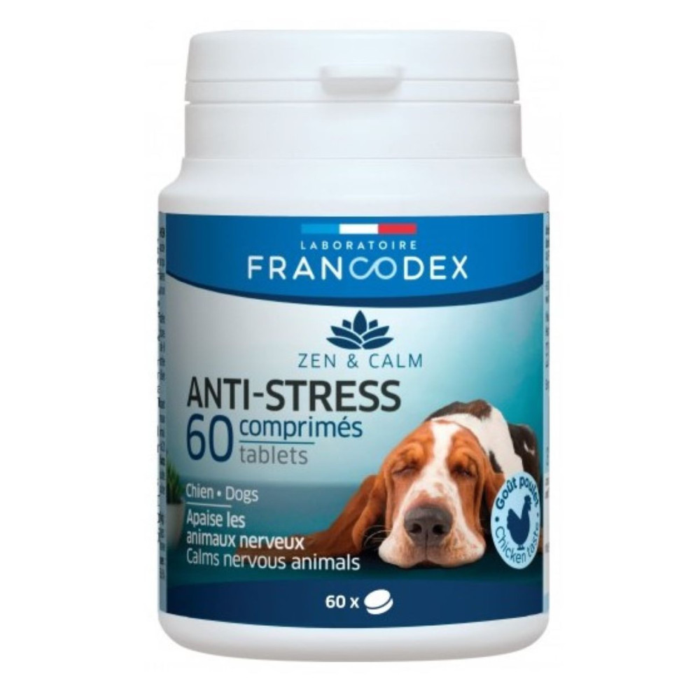 Francodex Compresse rilassanti antistress 60 compresse per cani FR-170396 Antistress