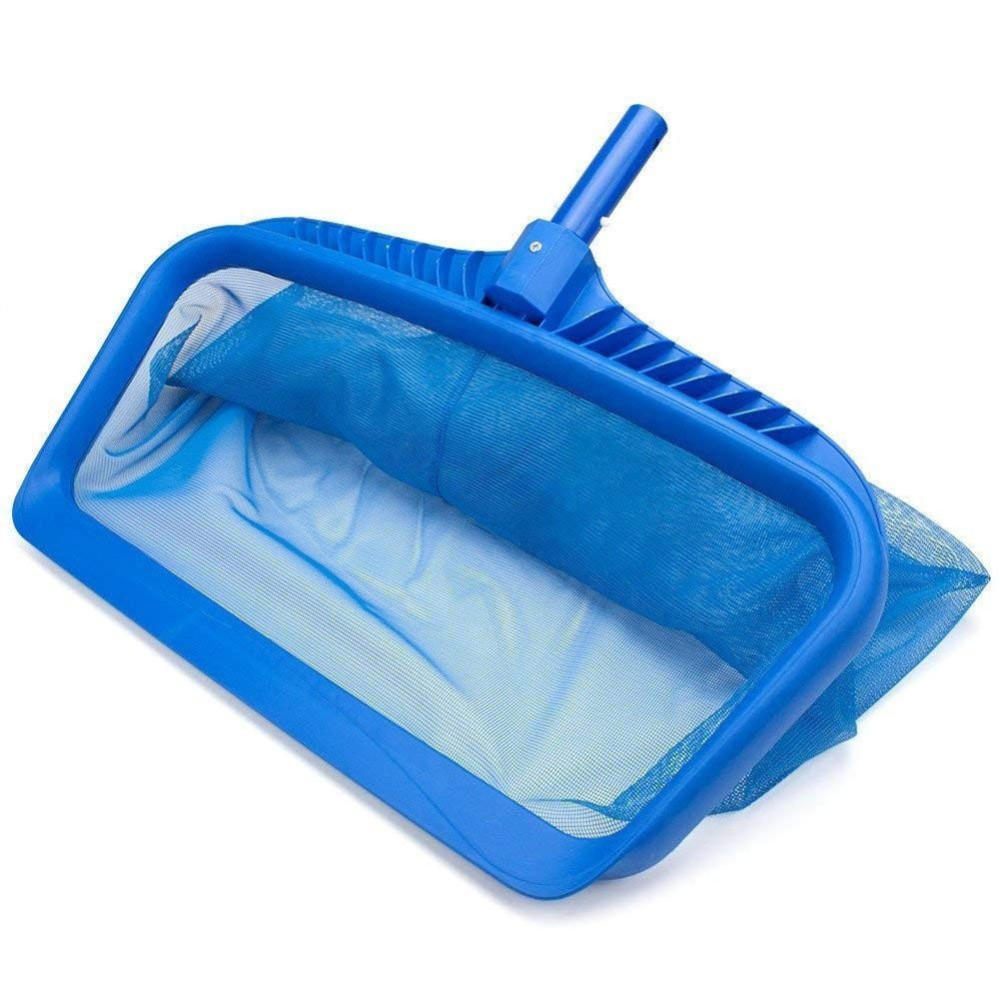 Jardiboutique Epuisette de fond de grand capacité pour votre piscine - luxe - couleur bleu Épuisette