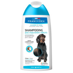 Francodex Shampooing 250 ml anti-mauvaises odeurs pour chien Shampoing