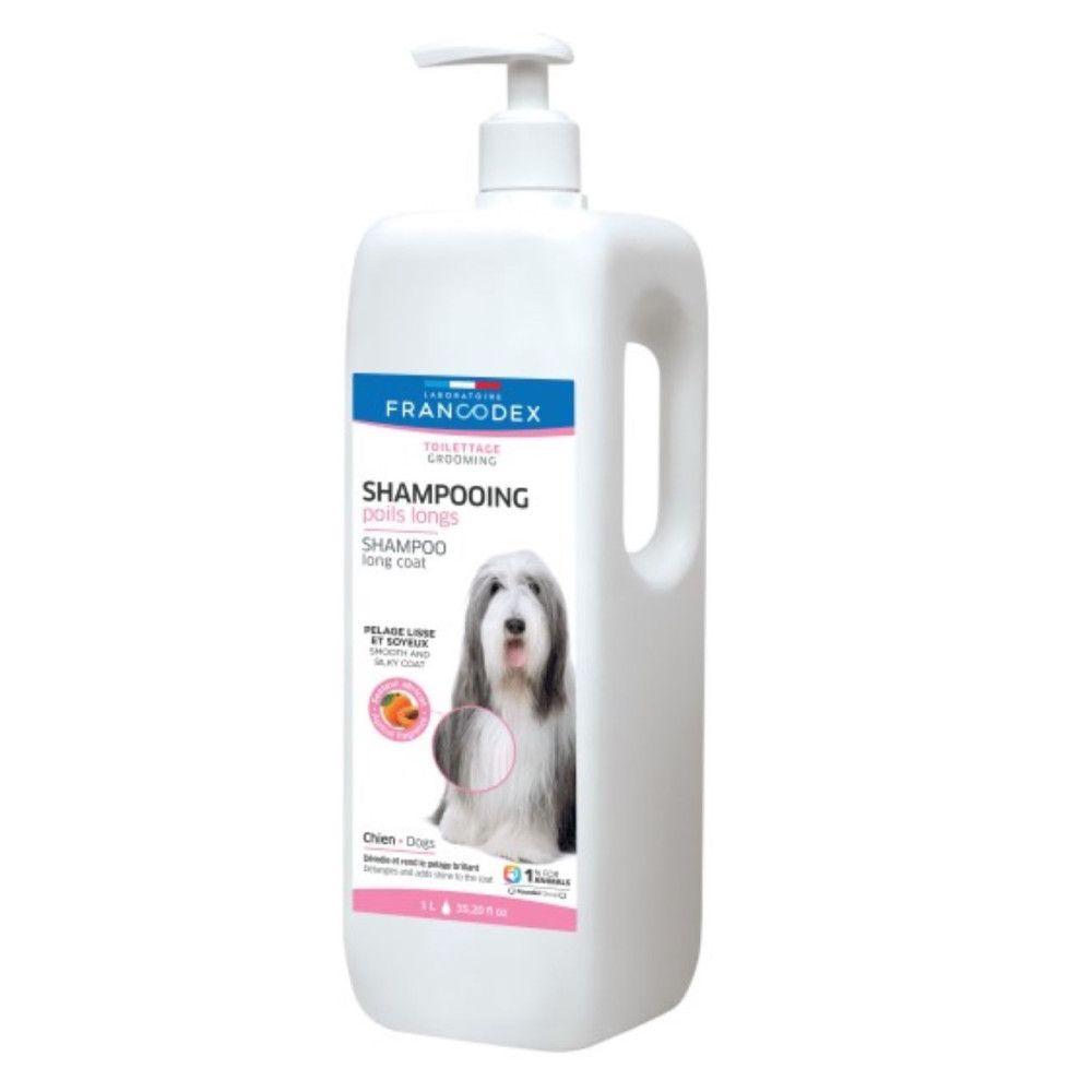 Francodex Shampoo 1 liter for Long Hair dogs Shampoo