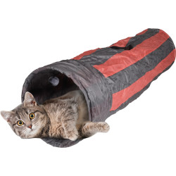 AP-FL-33161 animallparadise Túnel de juego felino, ø 25 x 90 cm, para gatos. Túnel