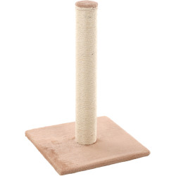 animallparadise Large Polset scratching post. beige color. size 38 x 38 x 59 cm. for cat. Scratchers and scratching posts