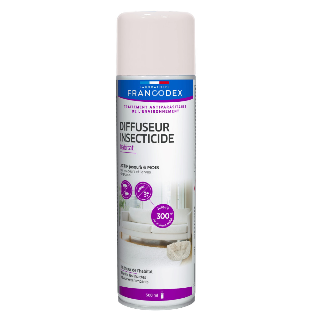 Środek owadobójczy w sprayu do domu 500 ml (130m²) ochrona środowiska przed szkodnikami FR-172353 Francodex