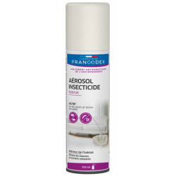 Francodex Insecticide aerosol for the habitat 250 ml antiparasitic Pest control diffuser for the home