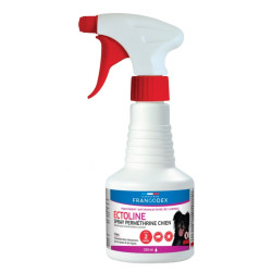 Francodex Ectoline Permetrina Spray 250 ml antiparassitario per cani FR-172310 Spray disinfestante