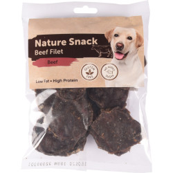 Flamingo Natural dried beef fillets 200 gr, gluten free for dogs Beef