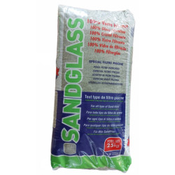 SABLO GRANULATS Verre filtrant 100% pour filtre à sable de piscine - Sandglass - 1.6/3 mm - sac de 25 kg Filtre a sable et pl...