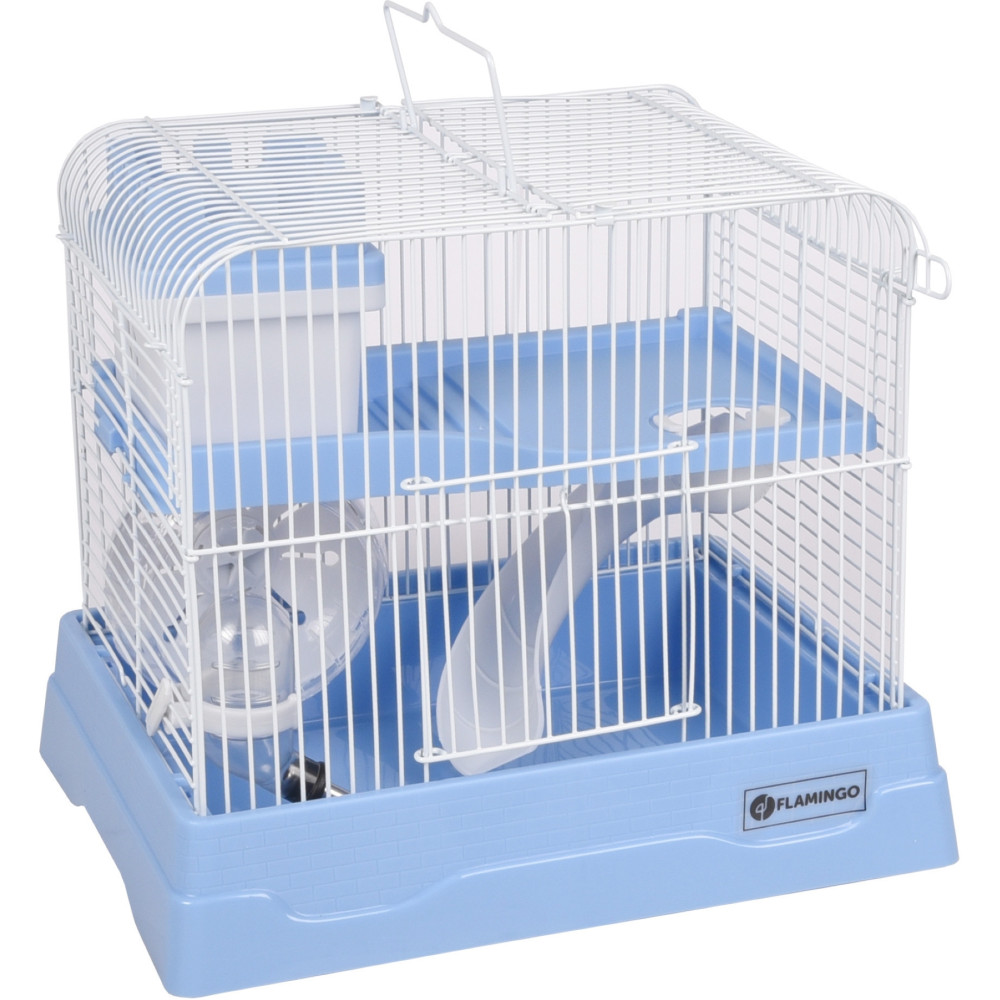 Flamingo Cage Dinky bleu 30 x 23 x 26 cm pour petit rongeur Cage
