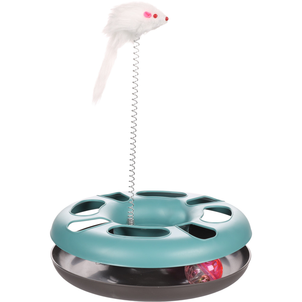 Flamingo Laetitia blue circle toy. ø24 cm. for cats. Games