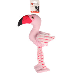 Flamingo Jouet Flamant rose 35 cm pour chien Peluche pour chien