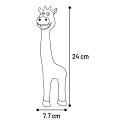 1 brinquedo aleatório de girafa de látex 24 cm para cães FL-522496 Brinquedos de ranger para cães