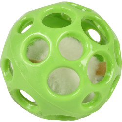FLAMINGO Balle verte avec souris a l'intérieur ø 7 cm Jeux