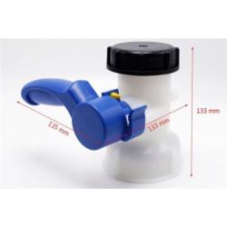 Interplast Valve for IBC 1000 liters 2 inch 60 mm IBC tank and accessories