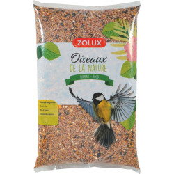 ZO-171007 zolux Mezcla de semillas para pájaros de jardín. Bolsa de 5 kg. Alimentos para semillas