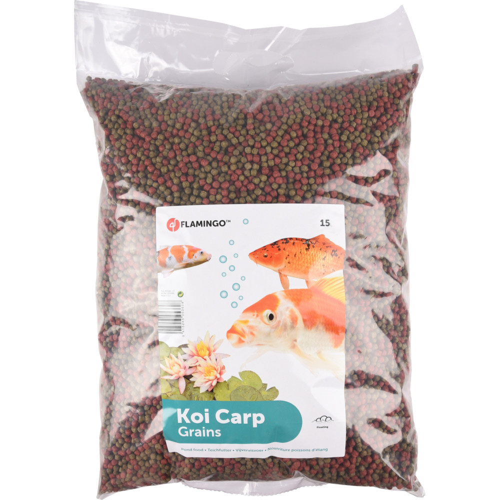 15 litros, comida de peixe de lago Koi, granulado de 6 mm. FL-1030481 Alimentação