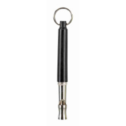 Trixie 8 cm high-frequency grey-black whistle for dog training Dog whistle