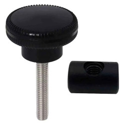 jardiboutique Set of 2 screws + 2 inserts compatible SPX1600PN for pool pump Pump cover