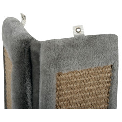 zolux Grey corner scratching post 24 x 56 cm, for cats Scratchers and scratching posts