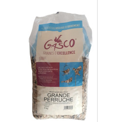 Gasco Graines pour grandes perruches sac de 4 kg pour oiseaux Nourriture graine