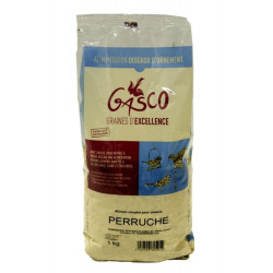Gasco Seed for parakeets bag of 1 kg for birds Parakeets and large parakeets