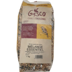 Gasco Graines mélange essentiel 1 kg oiseaux Nourriture graine