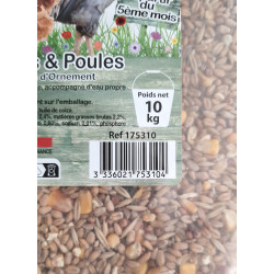 zolux Mischfuttermittel Mischung aus Hühnern und Hennen 10 kg Hinterhof ZO-175310 Essen