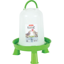 zolux Abbeveratoio in plastica con piedini, capacità 5 litri, cortile basso ZO-175608 Buca per l'irrigazione